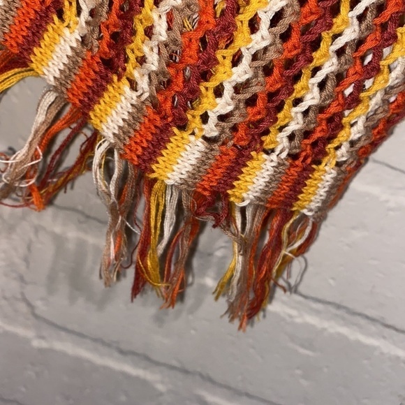 crochet tank top boho hippie‎ xs fringe - Picture 6 of 8